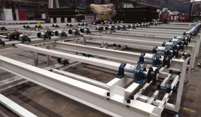 重载大尺寸托盘辊轮输送线