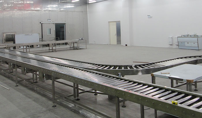 不锈钢滚筒输送线