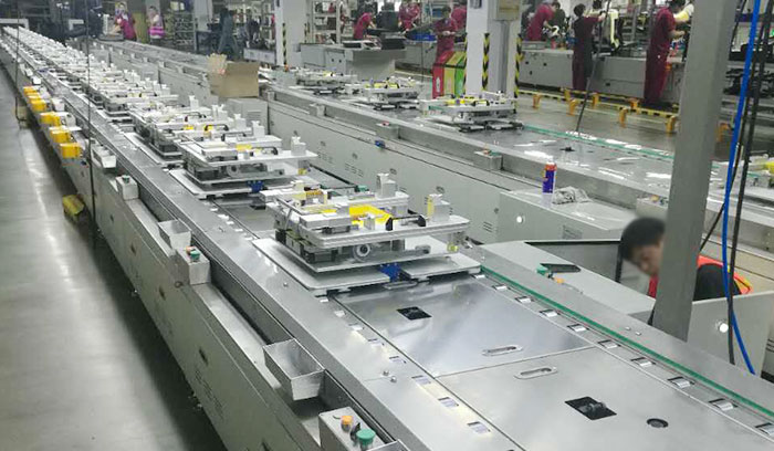 座椅装配辊道线