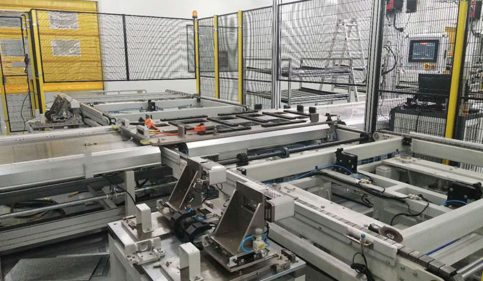 锂电池移载重载辊道线