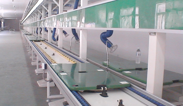 倍速链装配流水线