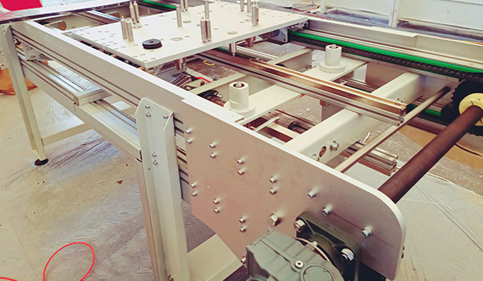 重载积放工装链条线