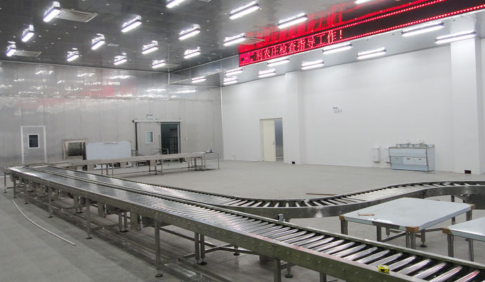 吴中Stainless steel drum conveyor line