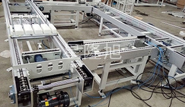 吴中Double speed chain and synchronous belt line installation