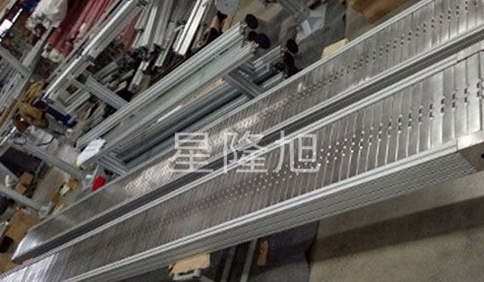 Flexible chain plate conveyor line