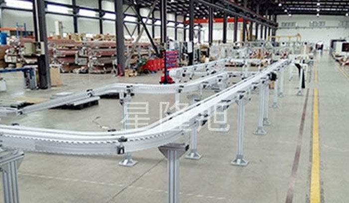 Flexible chain plate conveyor